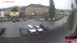 Střed obce Rokytnice nad Jizerou