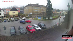 Střed obce Rokytnice nad Jizerou