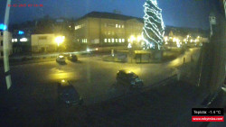 Střed obce Rokytnice nad Jizerou