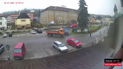 Střed obce Rokytnice nad Jizerou