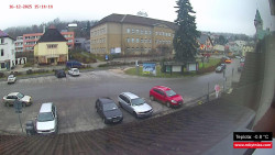 Střed obce Rokytnice nad Jizerou