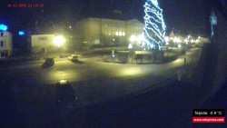 Střed obce Rokytnice nad Jizerou