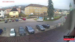 Střed obce Rokytnice nad Jizerou