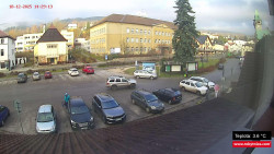 Střed obce Rokytnice nad Jizerou