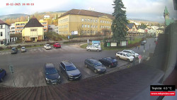 Střed obce Rokytnice nad Jizerou