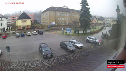 Střed obce Rokytnice nad Jizerou