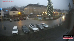 Střed obce Rokytnice nad Jizerou