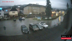 Střed obce Rokytnice nad Jizerou