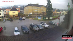 Střed obce Rokytnice nad Jizerou