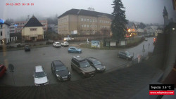 Střed obce Rokytnice nad Jizerou