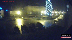 Střed obce Rokytnice nad Jizerou