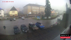 Střed obce Rokytnice nad Jizerou