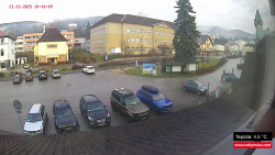 Střed obce Rokytnice nad Jizerou