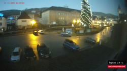 Střed obce Rokytnice nad Jizerou