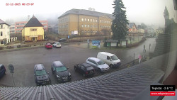 Střed obce Rokytnice nad Jizerou