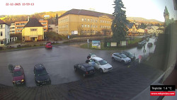 Střed obce Rokytnice nad Jizerou