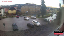 Střed obce Rokytnice nad Jizerou