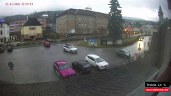 Střed obce Rokytnice nad Jizerou