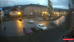 Střed obce Rokytnice nad Jizerou