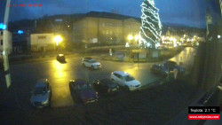 Střed obce Rokytnice nad Jizerou