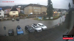 Střed obce Rokytnice nad Jizerou