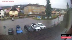 Střed obce Rokytnice nad Jizerou