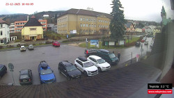 Střed obce Rokytnice nad Jizerou