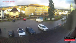 Střed obce Rokytnice nad Jizerou