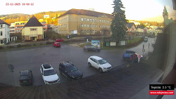 Střed obce Rokytnice nad Jizerou