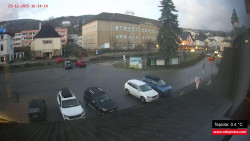 Střed obce Rokytnice nad Jizerou