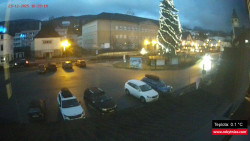 Střed obce Rokytnice nad Jizerou