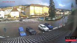 Střed obce Rokytnice nad Jizerou