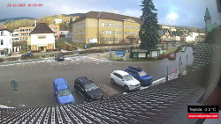 Střed obce Rokytnice nad Jizerou