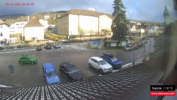 Střed obce Rokytnice nad Jizerou