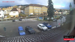 Střed obce Rokytnice nad Jizerou