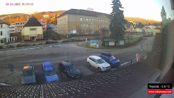 Střed obce Rokytnice nad Jizerou