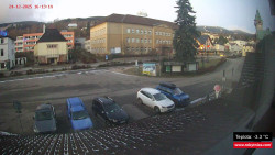 Střed obce Rokytnice nad Jizerou