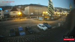 Střed obce Rokytnice nad Jizerou