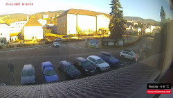 Střed obce Rokytnice nad Jizerou