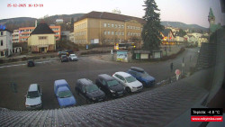 Střed obce Rokytnice nad Jizerou