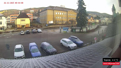 Střed obce Rokytnice nad Jizerou