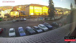 Střed obce Rokytnice nad Jizerou