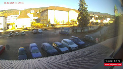 Střed obce Rokytnice nad Jizerou