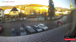 Střed obce Rokytnice nad Jizerou