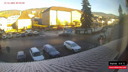 Střed obce Rokytnice nad Jizerou