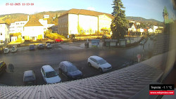 Střed obce Rokytnice nad Jizerou