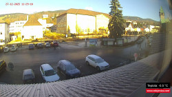 Střed obce Rokytnice nad Jizerou