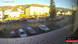 Střed obce Rokytnice nad Jizerou