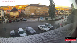 Střed obce Rokytnice nad Jizerou