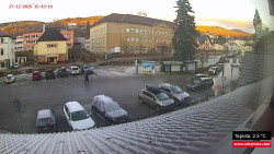 Střed obce Rokytnice nad Jizerou